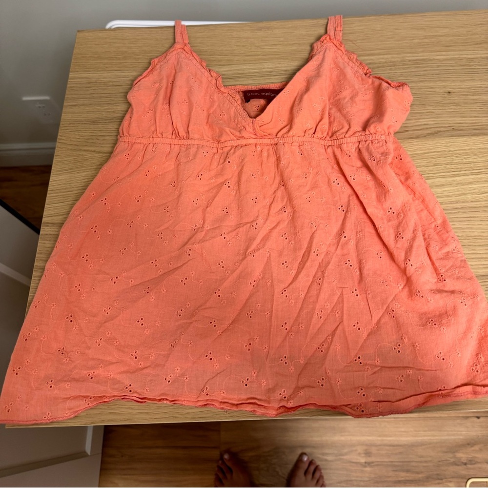 Coral summer tank